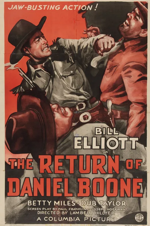Bill Elliott interpreta a Wild Bill Boone en The Return of Daniel Boone