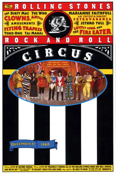 Póster de The Rolling Stones Rock and Roll Circus