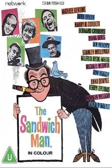 Tracey Crisp interpreta a Girl in the Black Plastic Mac en The Sandwich Man