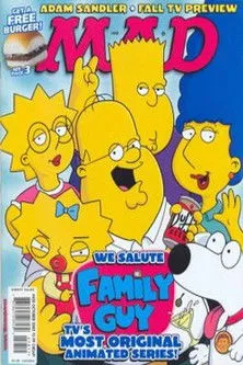 Portada de The Simpsons Guy: A Family Guy Special