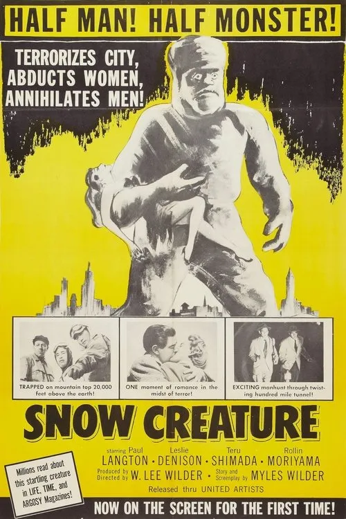 Lock Martin interpreta a The Snow Creature en The Snow Creature