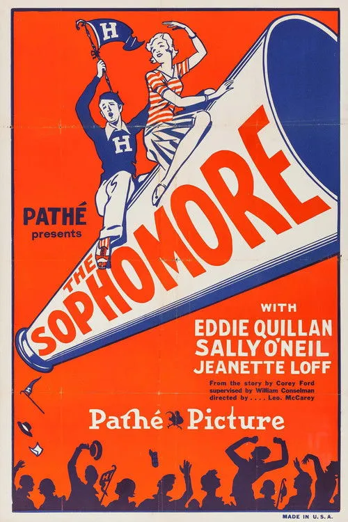 Walter O'Keefe interpreta a Gabriel McAfee - Radio Announcer en The Sophomore