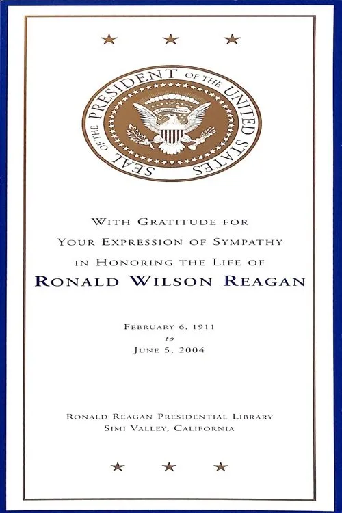 Póster de The State Funeral of Ronald Reagan