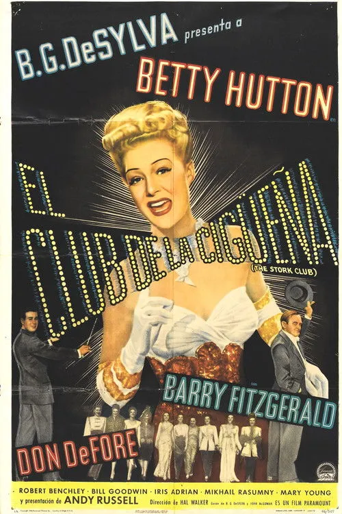 Barry Fitzgerald interpreta a Jerry B. 'J.B.' / 'Pop' Bates en The Stork Club