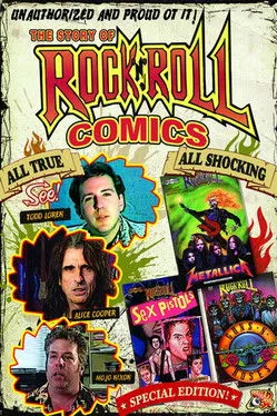Póster de The Story of Rock 'n' Roll Comics