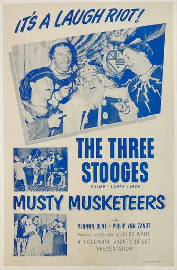 Portada de The Three Stooges in musty muskeeters