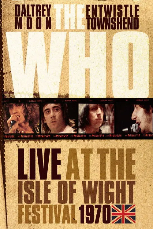 Póster de The Who:  Live at the Isle of Wight Festival 1970