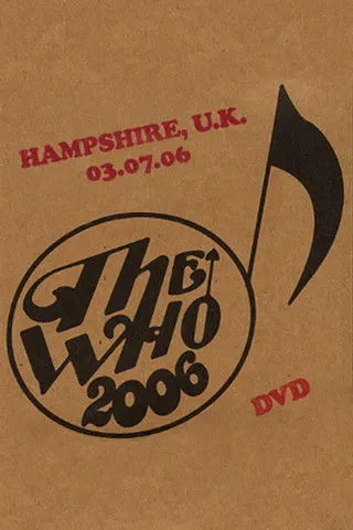 Póster de la película The Who: Hampshire 7/3/2006