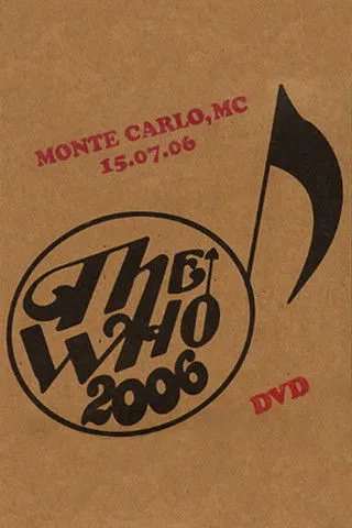 Póster de la película The Who: Monte Carlo 7/15/2006
