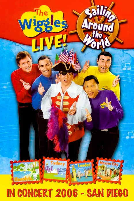 Póster de The Wiggles Live in Concert 2006: Sailing Around the World