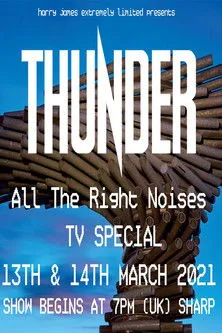Portada de Thunder All The Right Noises TV Special