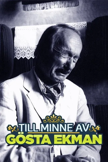 Póster de Till minne av Gösta Ekman