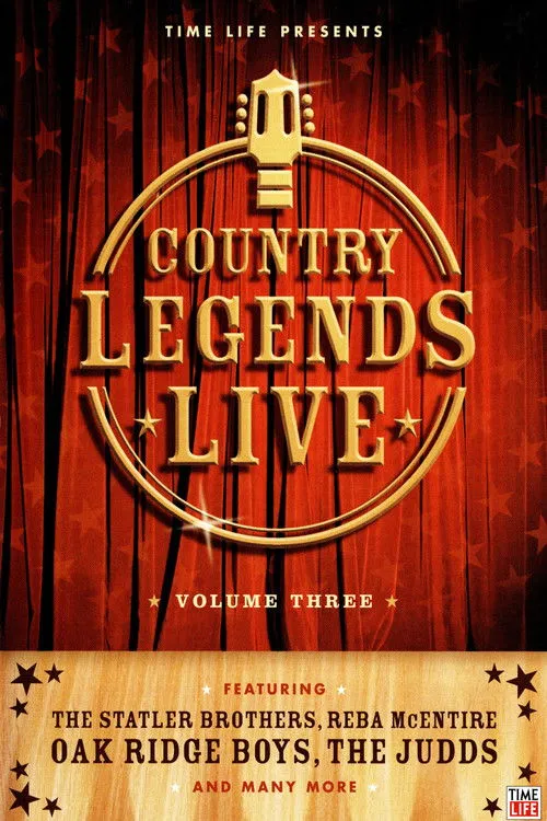Póster de Time-Life: Country Legends Live, Vol. 3