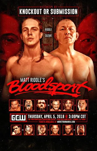 Póster de GCW Matt Riddle's Bloodsport