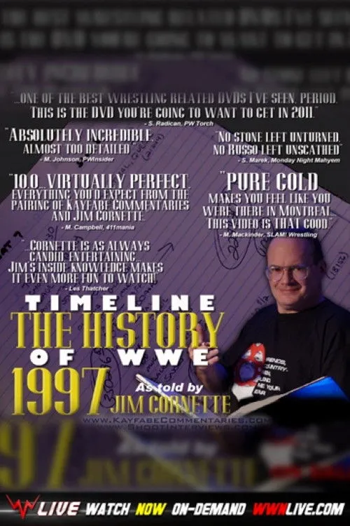 Póster de Timeline: The History of WWE – 1997 – As Told By Jim Cornette