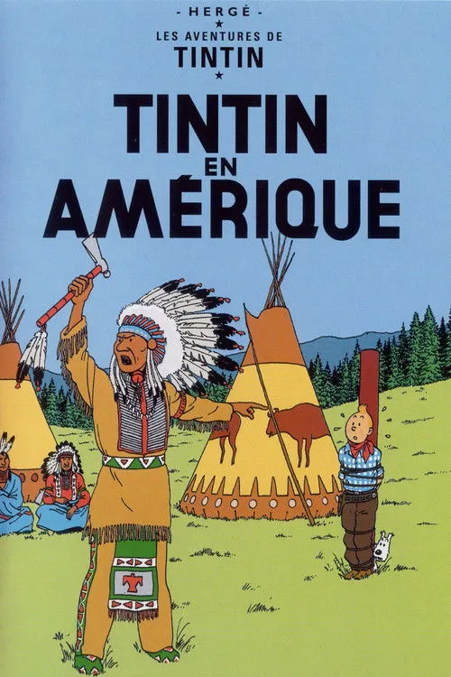 Portada de Tintín en América