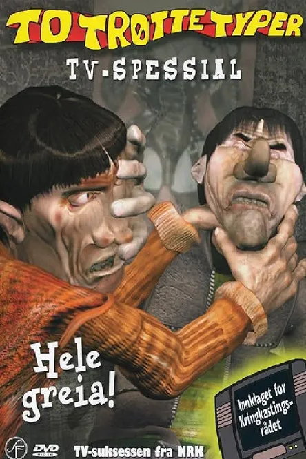 Portada de To trøtte typers julekalender