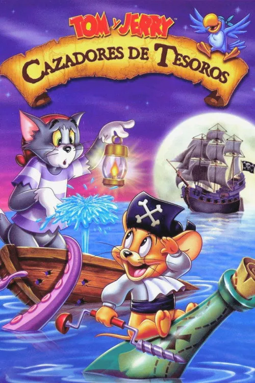 Póster de Tom y Jerry. El tesoro del galeón pirata