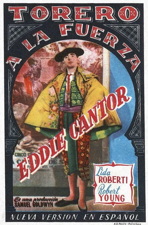 Eddie Cantor interpreta a Eddie Williams en Torero a la fuerza