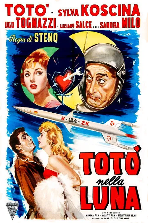 Richard McNamara interpreta a Campbell en Totò en la luna