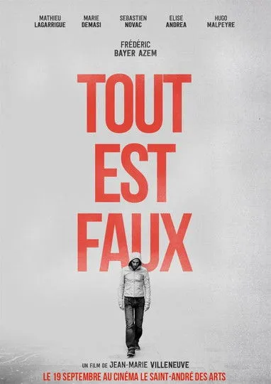 Póster de Tout est faux