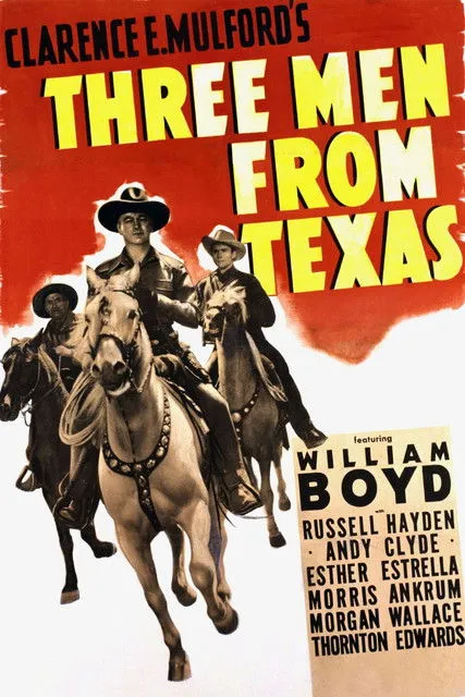Póster de Tres hombres de Texas