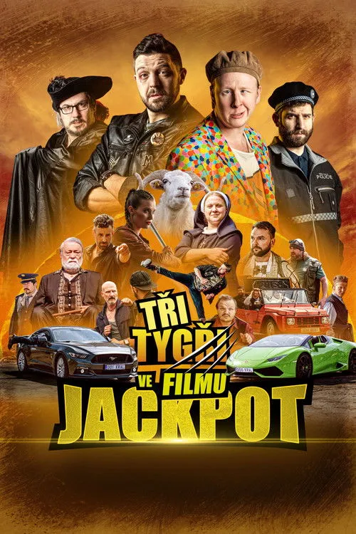 Štepán Kozub interpreta a David Votrubek en Tři Tygři ve filmu: JACKPOT