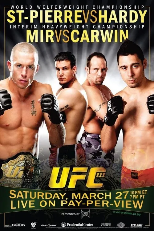 Póster de UFC 111: St-Pierre vs. Hardy
