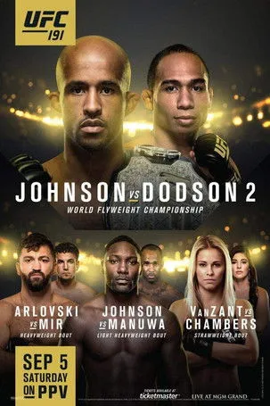 Alex Chambers interpreta a Self en UFC 191: Johnson vs. Dodson 2
