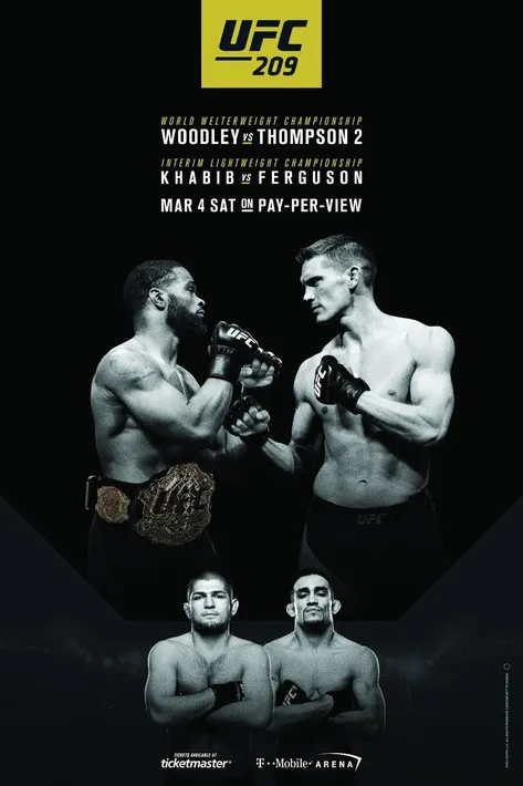 Póster de UFC 209: Woodley vs. Thompson 2
