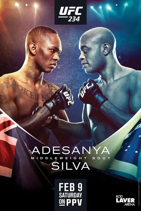 Jimmy Crute interpreta a Self en UFC 234: Adesanya vs. Silva
