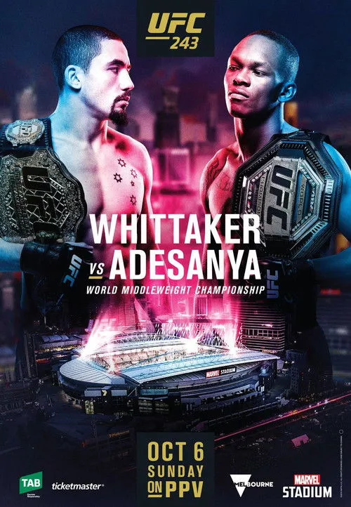 Póster de UFC 243: Whittaker vs. Adesanya