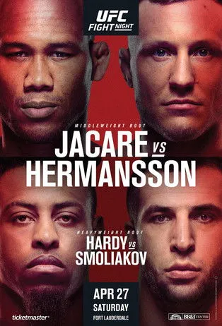 Póster de UFC Fight Night 150: Jacare vs. Hermansson