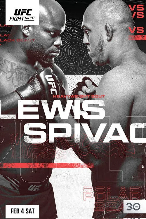 Póster de UFC Fight Night 218: Lewis vs. Spivac