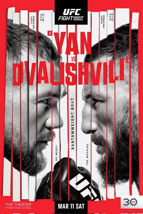 Póster de UFC Fight Night 221: Yan vs. Dvalishvili