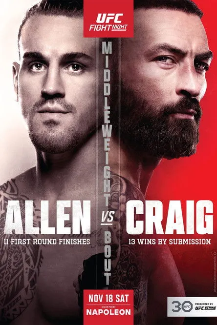 Paul Craig interpreta a Self en UFC Fight Night 232: Allen vs. Craig