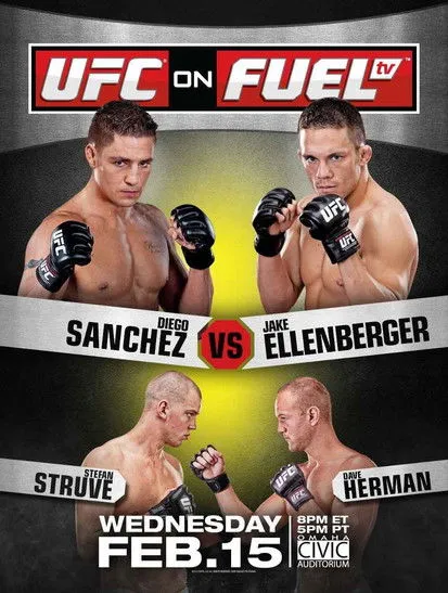 Póster de UFC on Fuel TV 1: Sanchez vs. Ellenberger