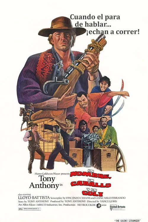 Tony Anthony interpreta a The Stranger en Un hombre, un caballo y una pistola