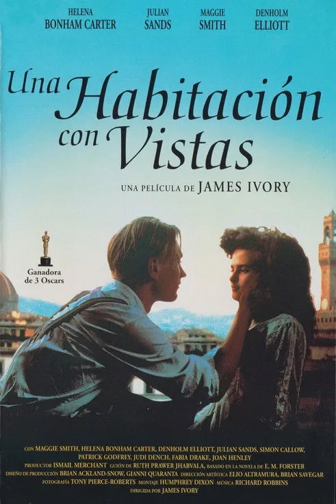 Helena Bonham Carter interpreta a Lucy Honeychurch en Una habitación con vistas