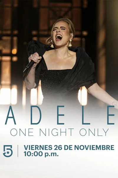 Póster de Una noche con Adele