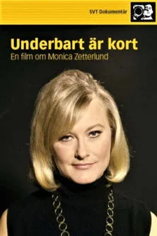 Póster de Underbart är kort - en film om Monica Zetterlund
