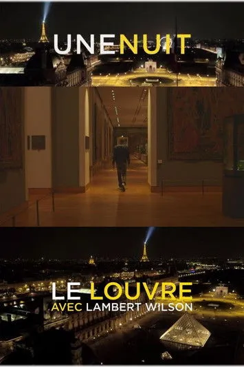 Póster de la película Une nuit, le Louvre avec Lambert Wilson