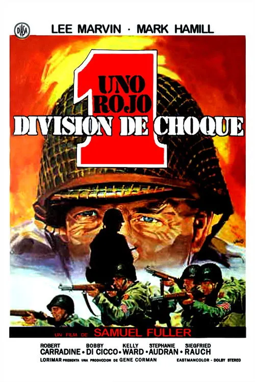 Lee Marvin interpreta a The Sergeant en Uno Rojo, división de choque