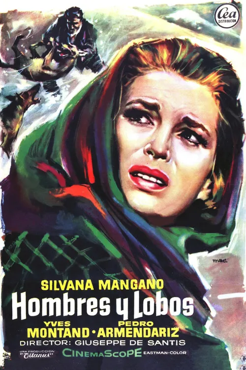 Silvana Mangano interpreta a Teresa en Uomini e lupi