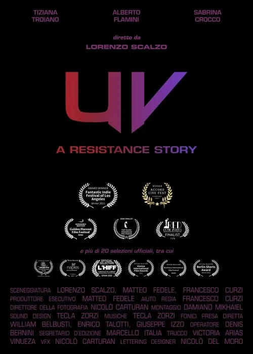 Sabrina Crocco interpreta a The journalist en UV - A resistance story