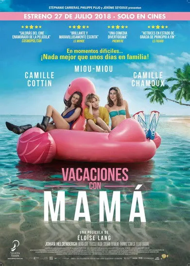 Póster de Vacaciones con mamá