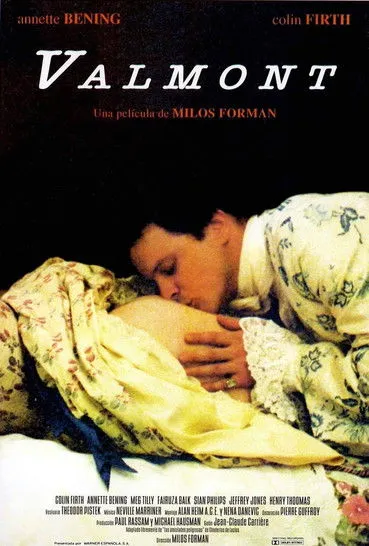 Colin Firth interpreta a Valmont en Valmont
