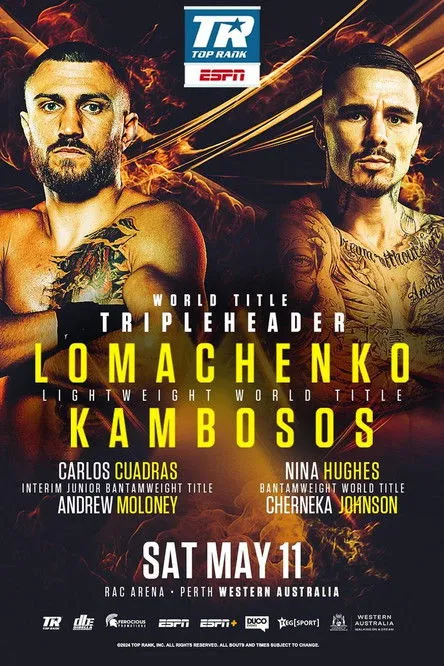 Andrew Moloney interpreta a Self en Vasyl Lomachenko vs. George Kambosos Jr.