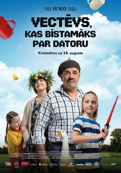 Póster de Vectēvs, kas bīstamāks par datoru