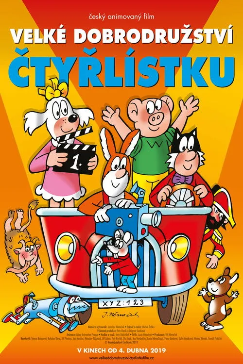 Portada de Velké dobrodružství Čtyřlístku